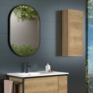 32" Soul Reversible Mirror - Matte Black (DAX-120-SOUL3222-BL)
