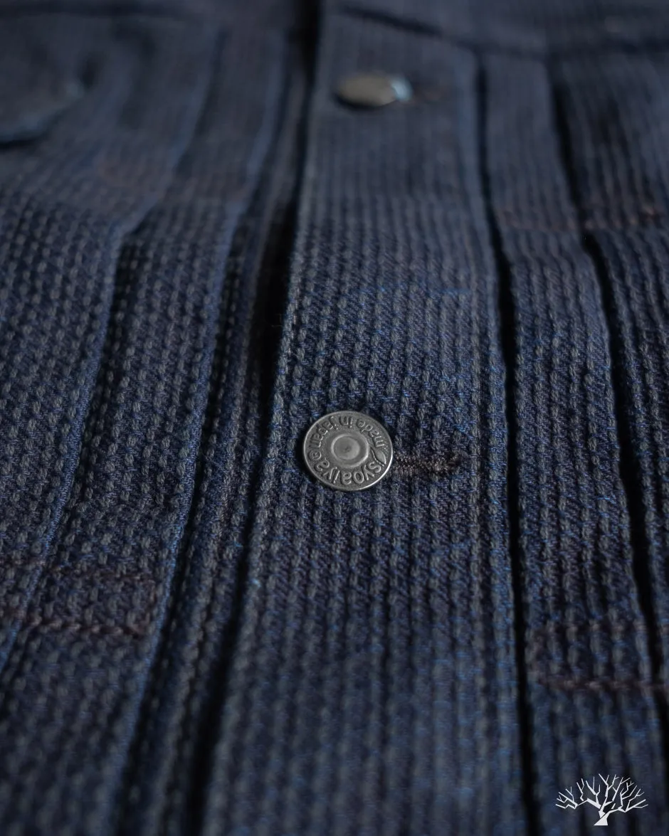 6220 Sashiko Type 2 Jacket - Indigo x Black