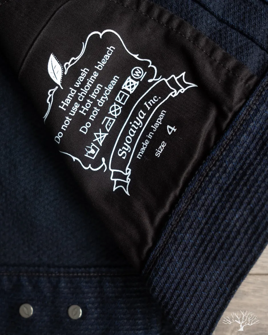 6220 Sashiko Type 2 Jacket - Indigo x Black