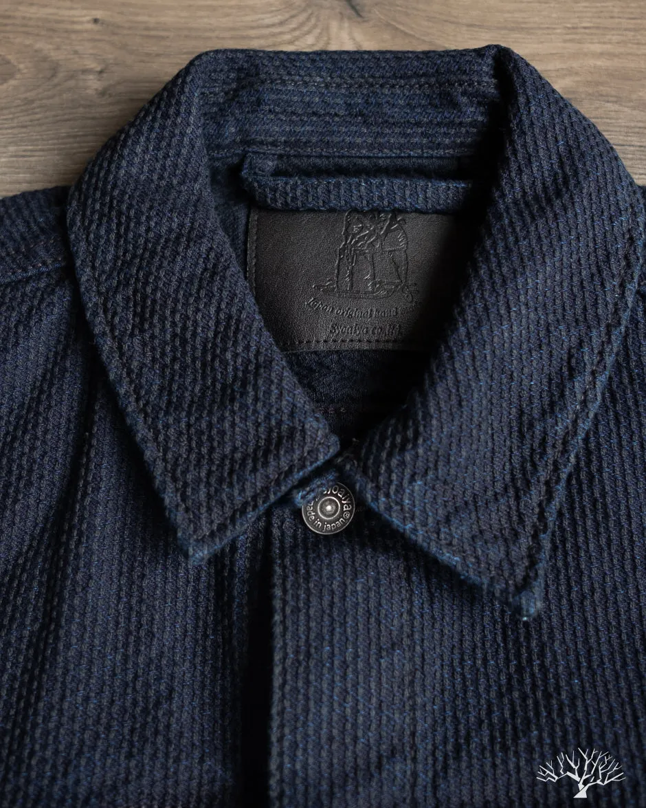 6220 Sashiko Type 2 Jacket - Indigo x Black