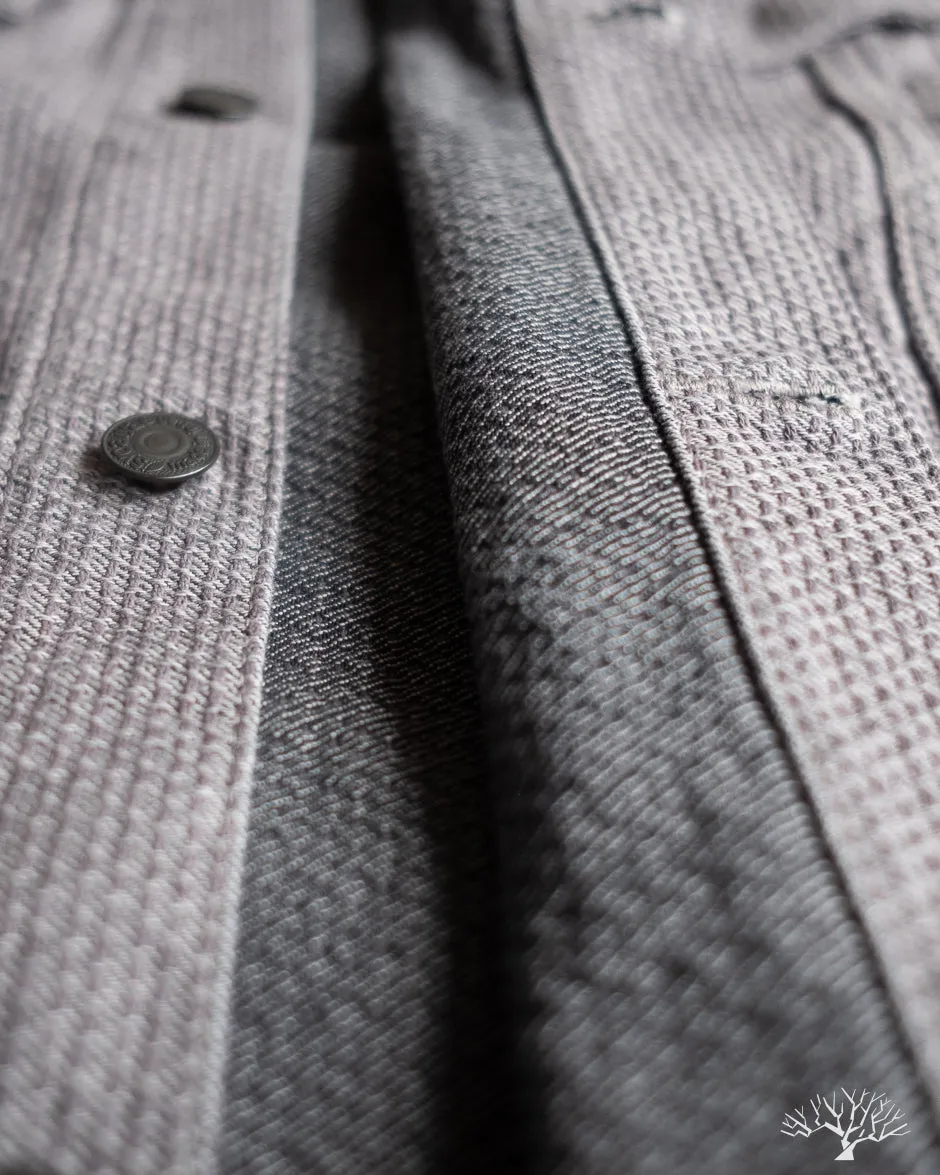 6221 Sashiko Type 3 Jacket - Grey x Black