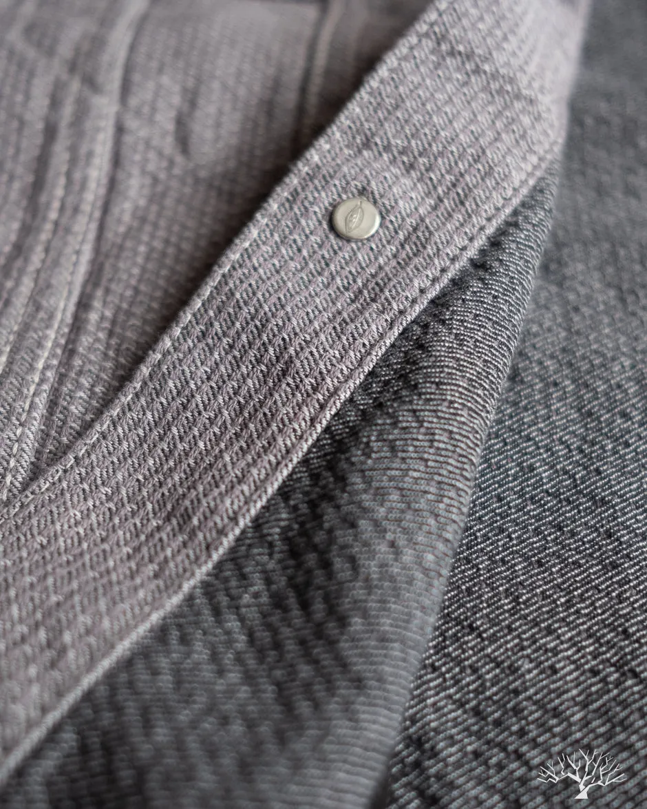 6221 Sashiko Type 3 Jacket - Grey x Black