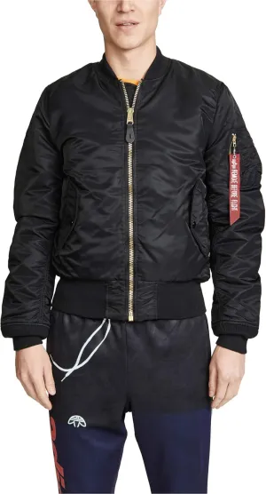 Alpha Industries MA-1 Slim Fit Bomber Flight Jacket - Fighter Pilot Flight Jacket