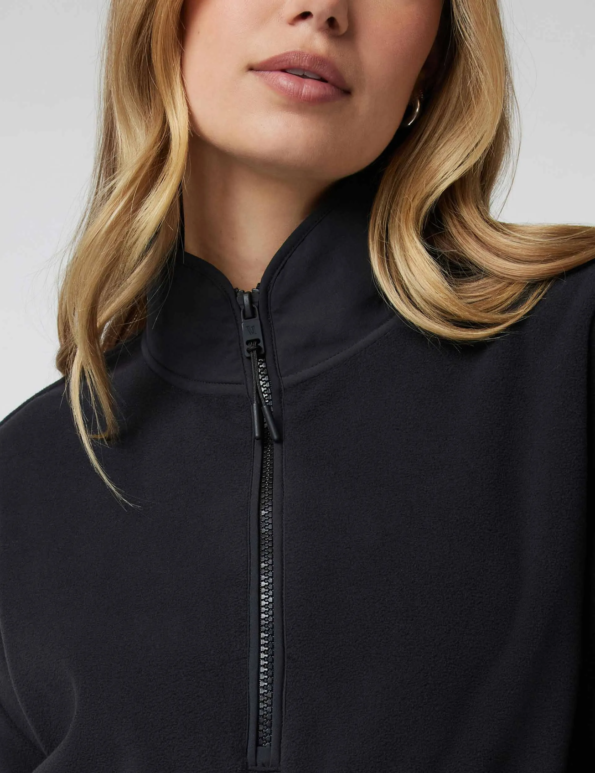Aspen Half Zip - Black