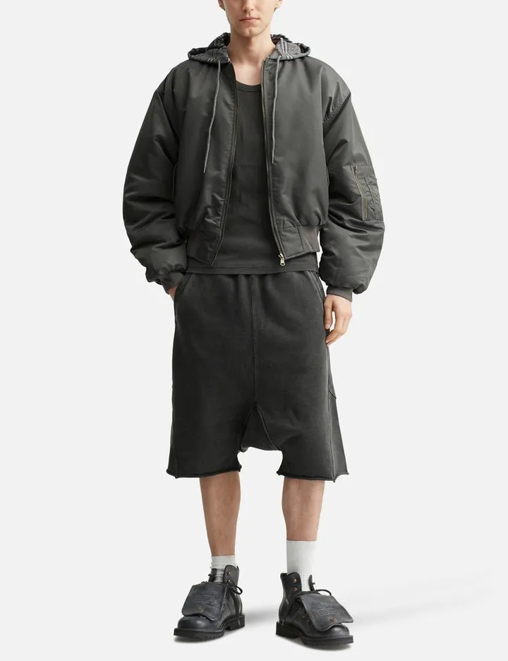 Bomber W Plaid Hood