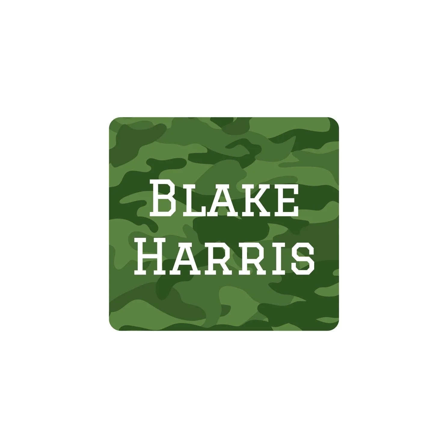 Camo Clothing Labels