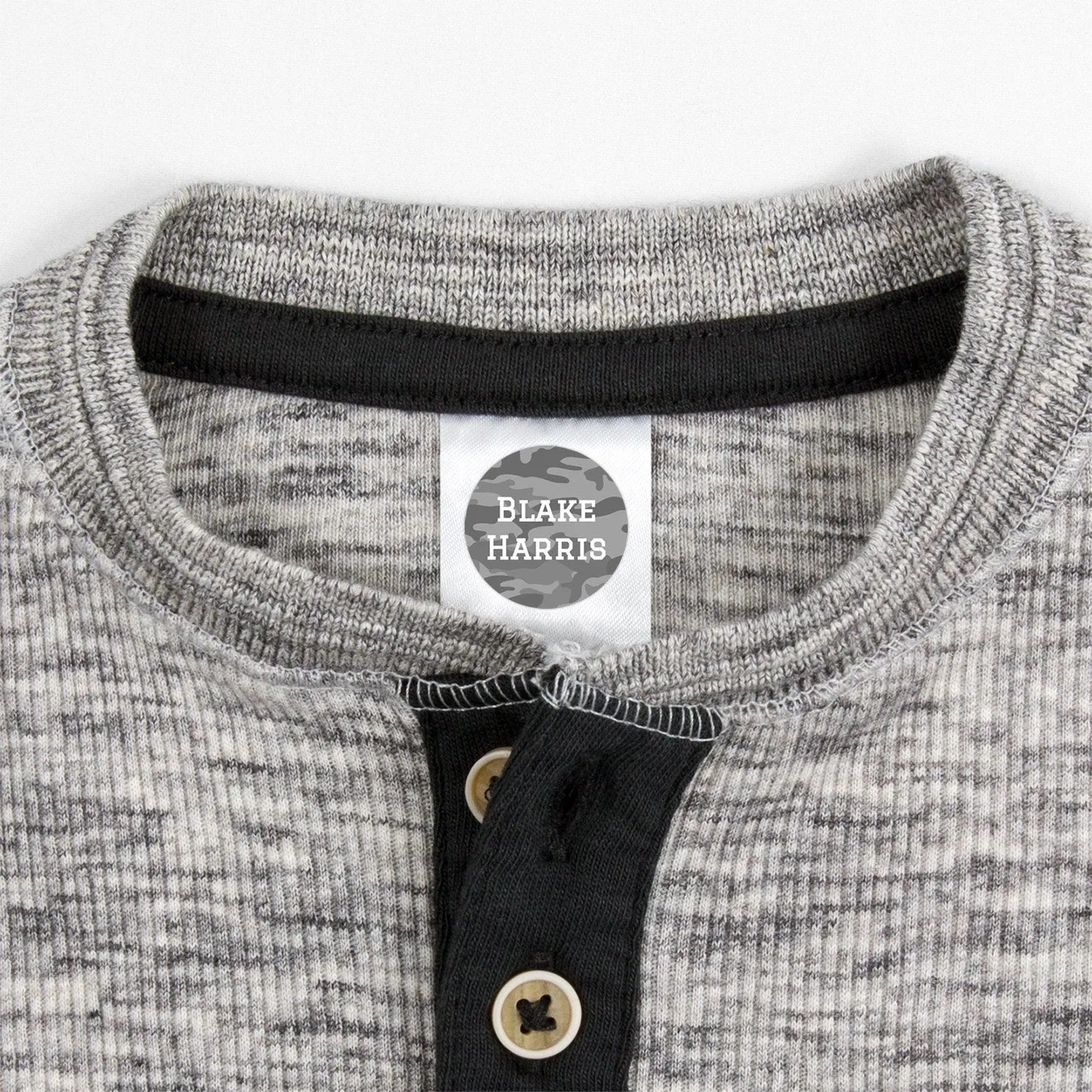 Camo Clothing Labels