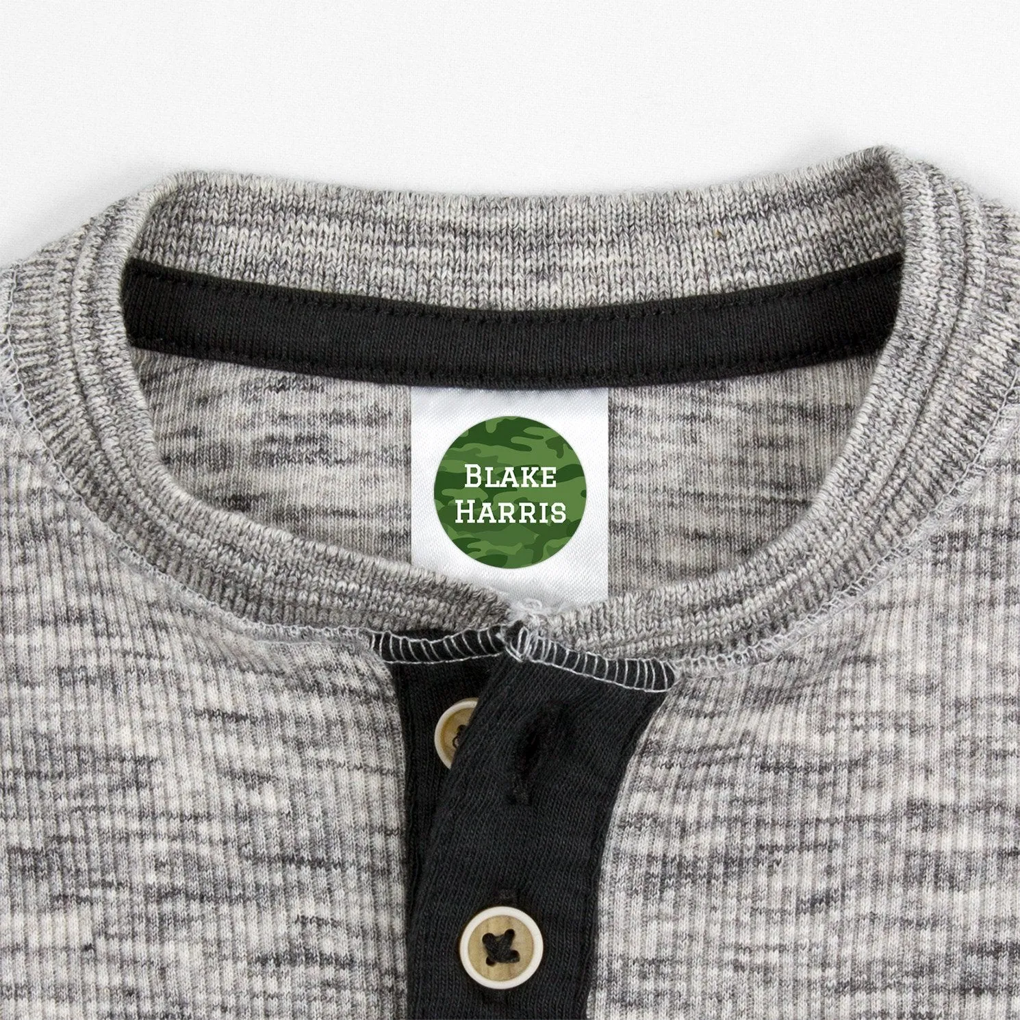 Camo Clothing Labels