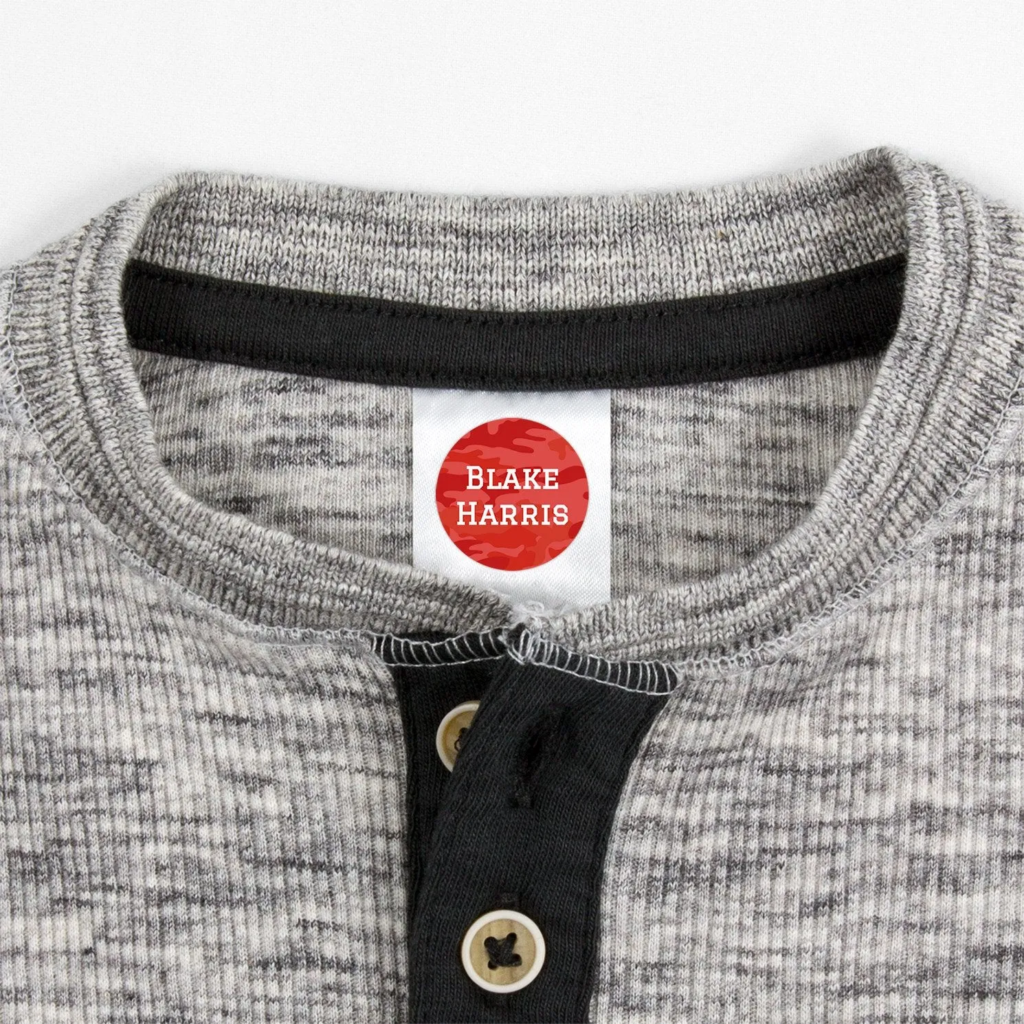 Camo Clothing Labels