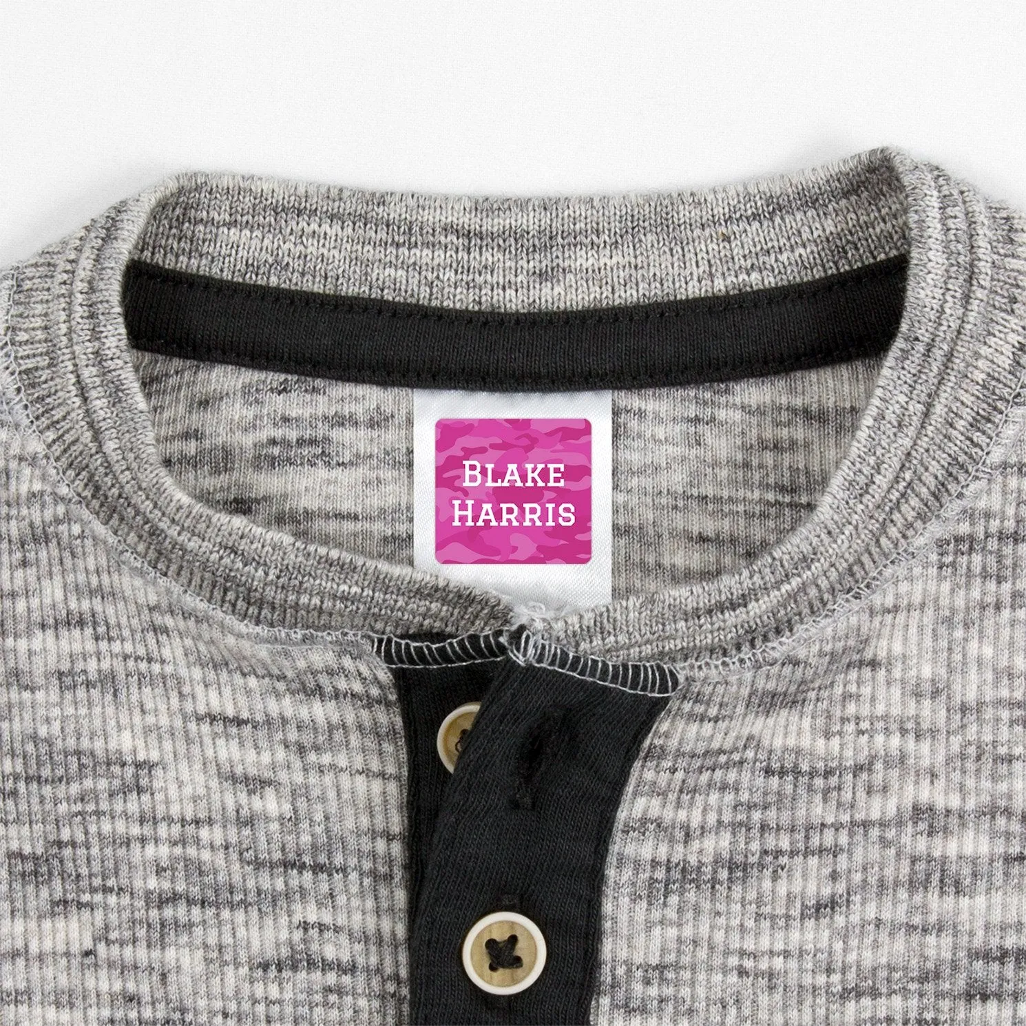 Camo Clothing Labels