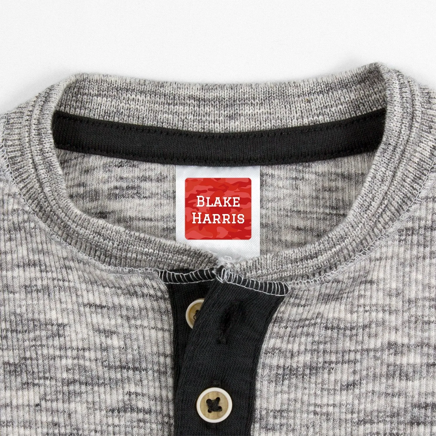 Camo Clothing Labels