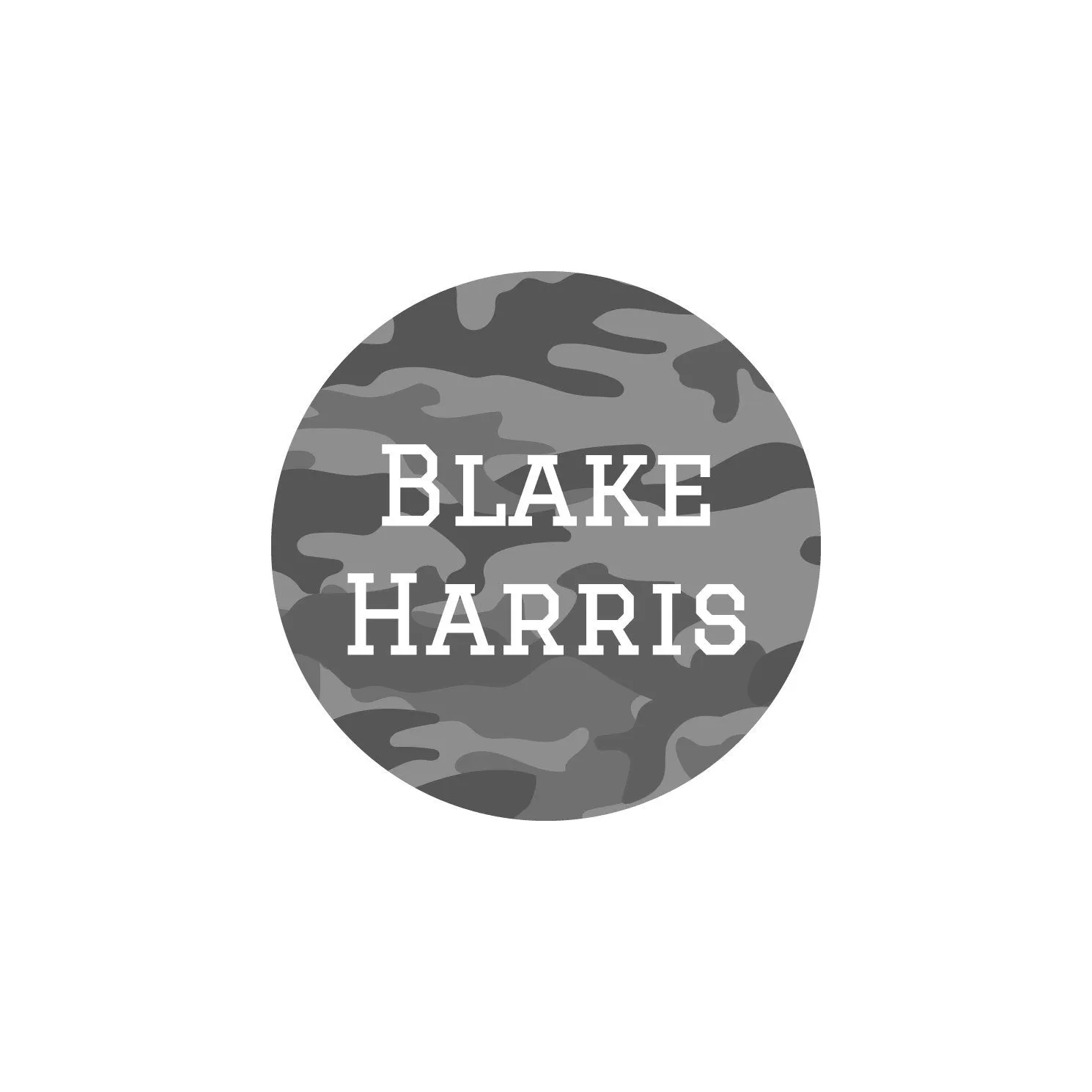 Camo Clothing Labels