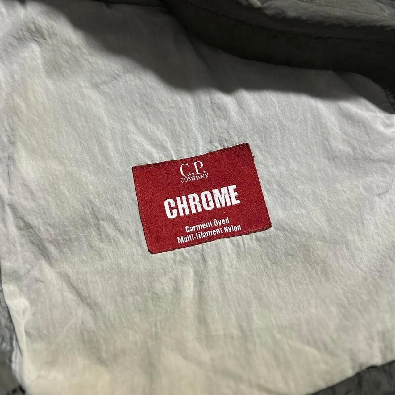 CP Company Green Chrome Nylon Goggle Jacket
