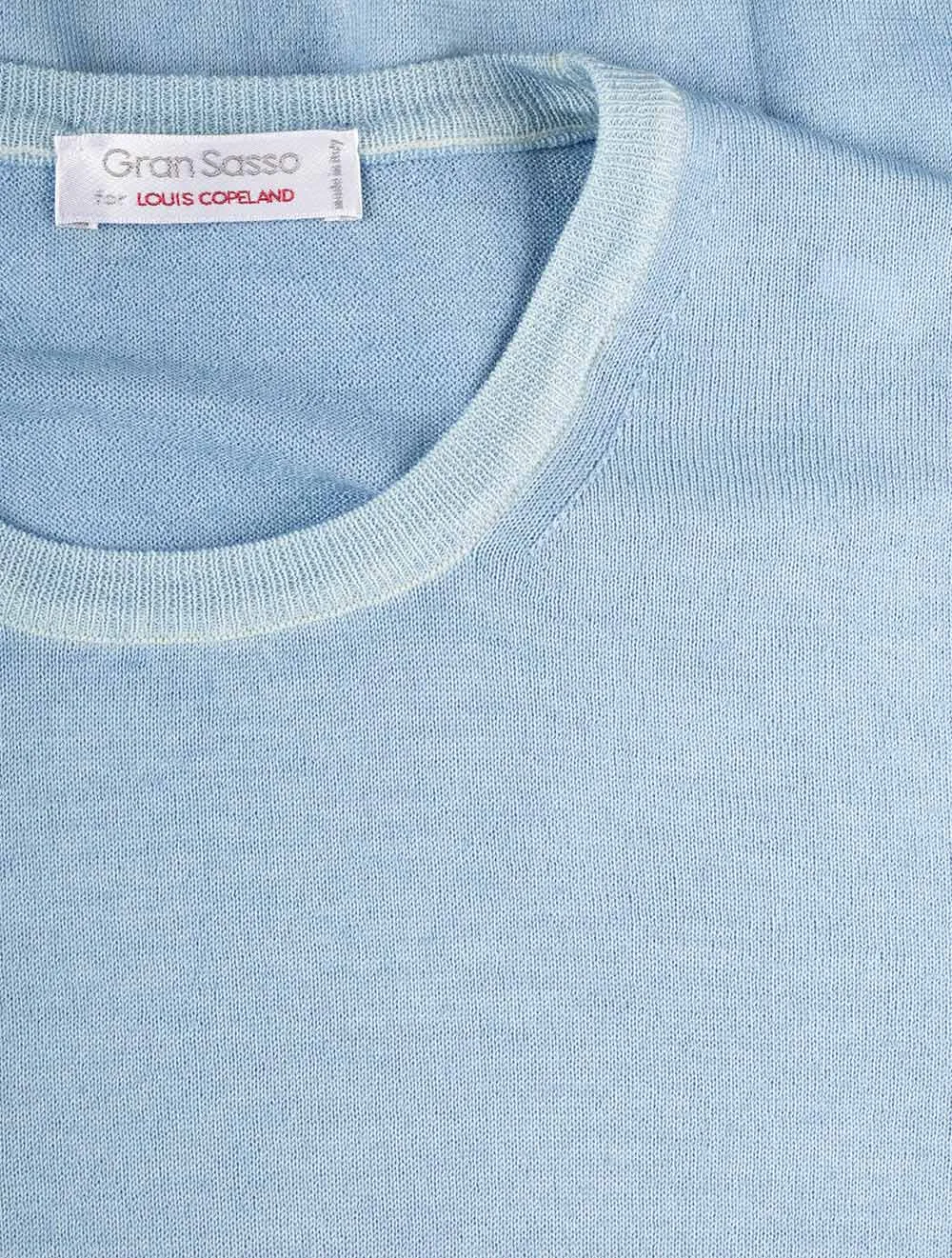 Crew Neck Knitwear Sky Blue