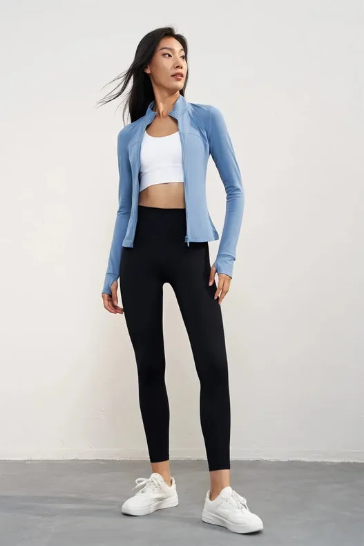 Element Extra-Warm Fleece Sculpting Zipper Jacket Azure Blue