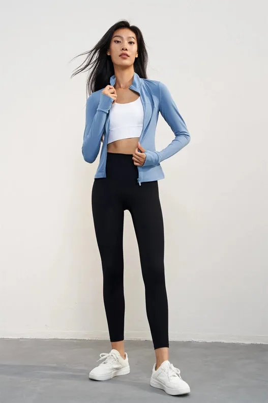 Element Extra-Warm Fleece Sculpting Zipper Jacket Azure Blue
