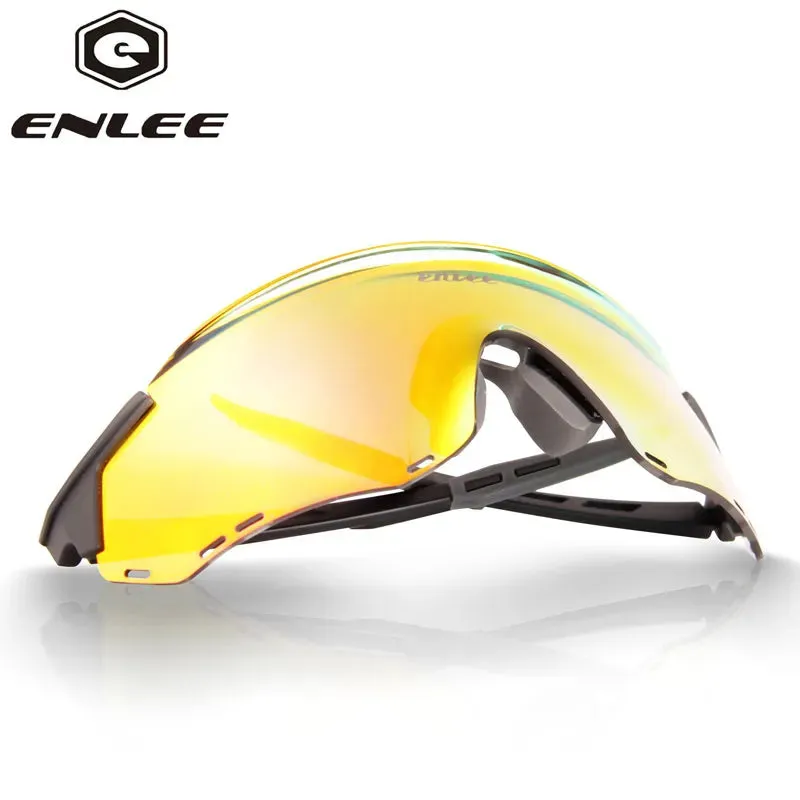 ENLEE Cycling Glasses Outdoor Sports Fashion Polarized Sunglasses Windproof And Universal Sunglasses For Men And Women Bicycle