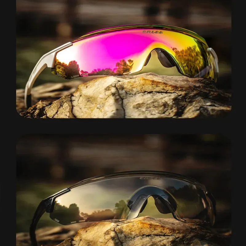 ENLEE Cycling Glasses Outdoor Sports Fashion Polarized Sunglasses Windproof And Universal Sunglasses For Men And Women Bicycle
