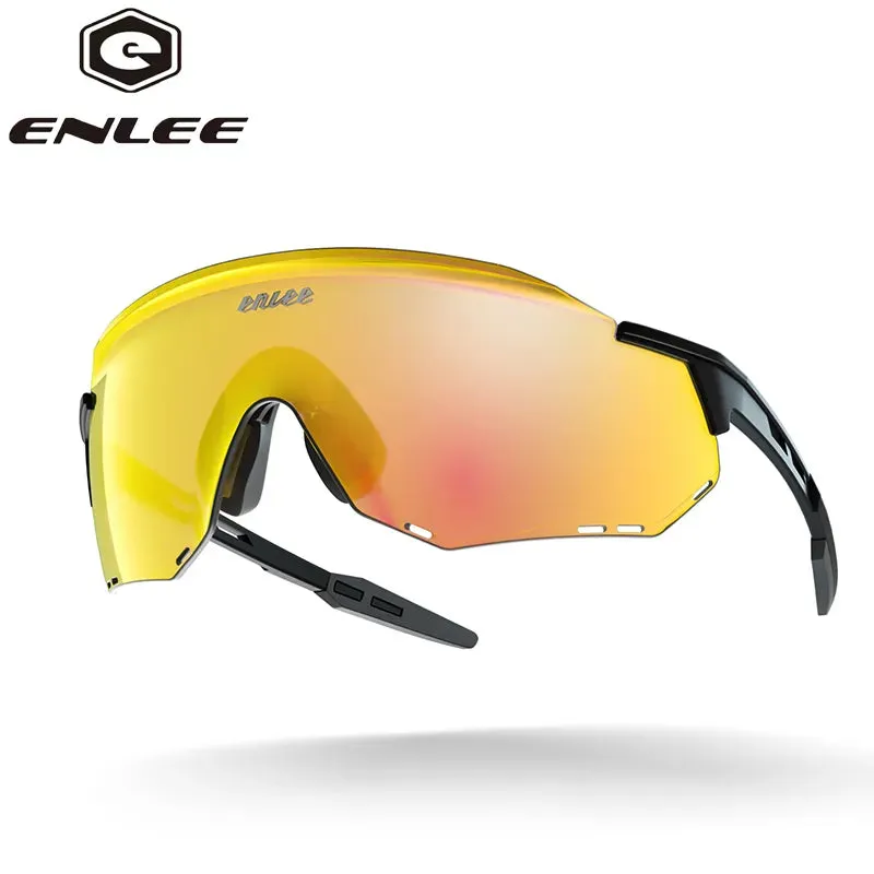 ENLEE Cycling Glasses Outdoor Sports Fashion Polarized Sunglasses Windproof And Universal Sunglasses For Men And Women Bicycle