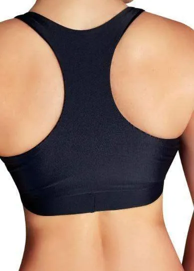 Essential Twist Sports Bra - Black
