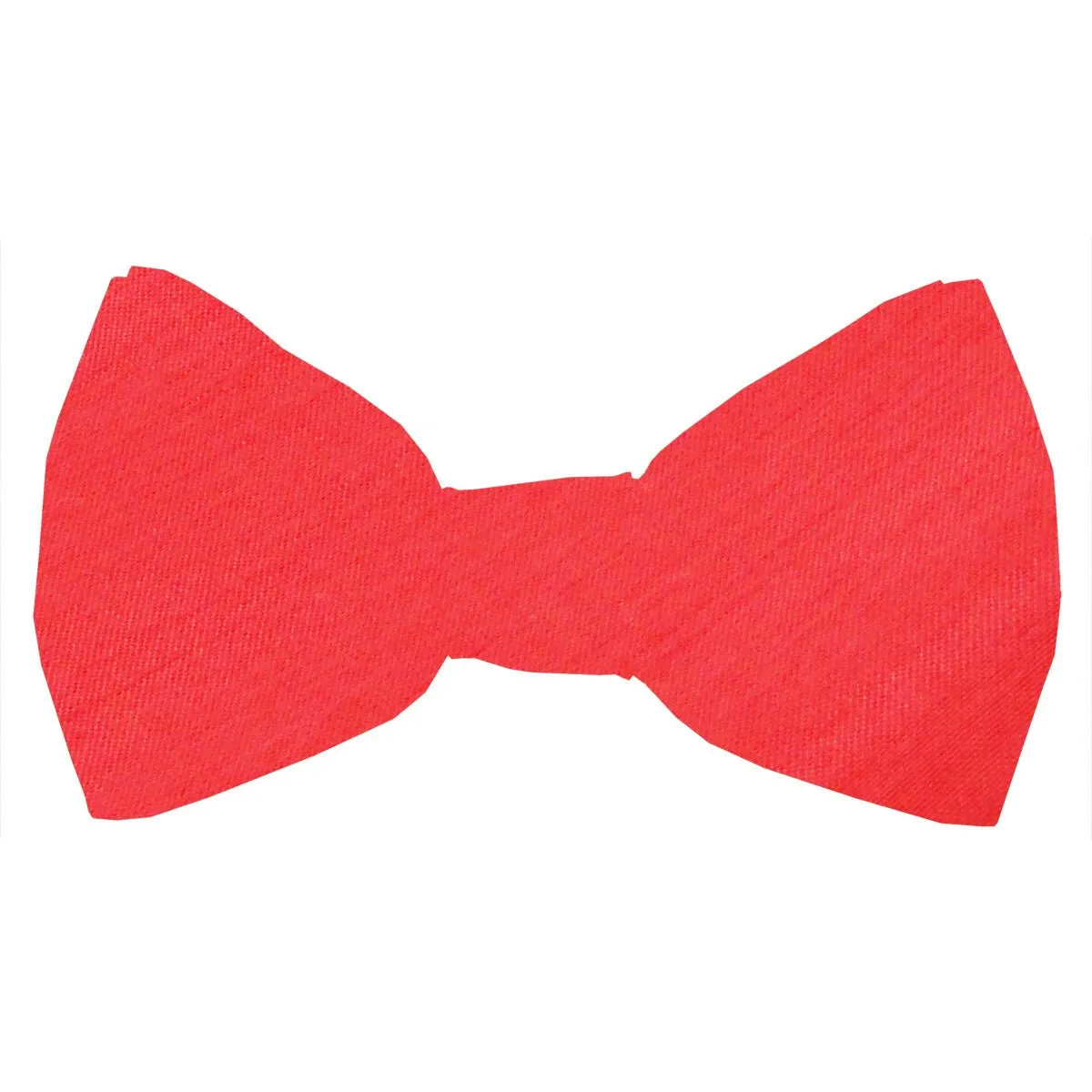 Flame Shantung Boys Bow Ties
