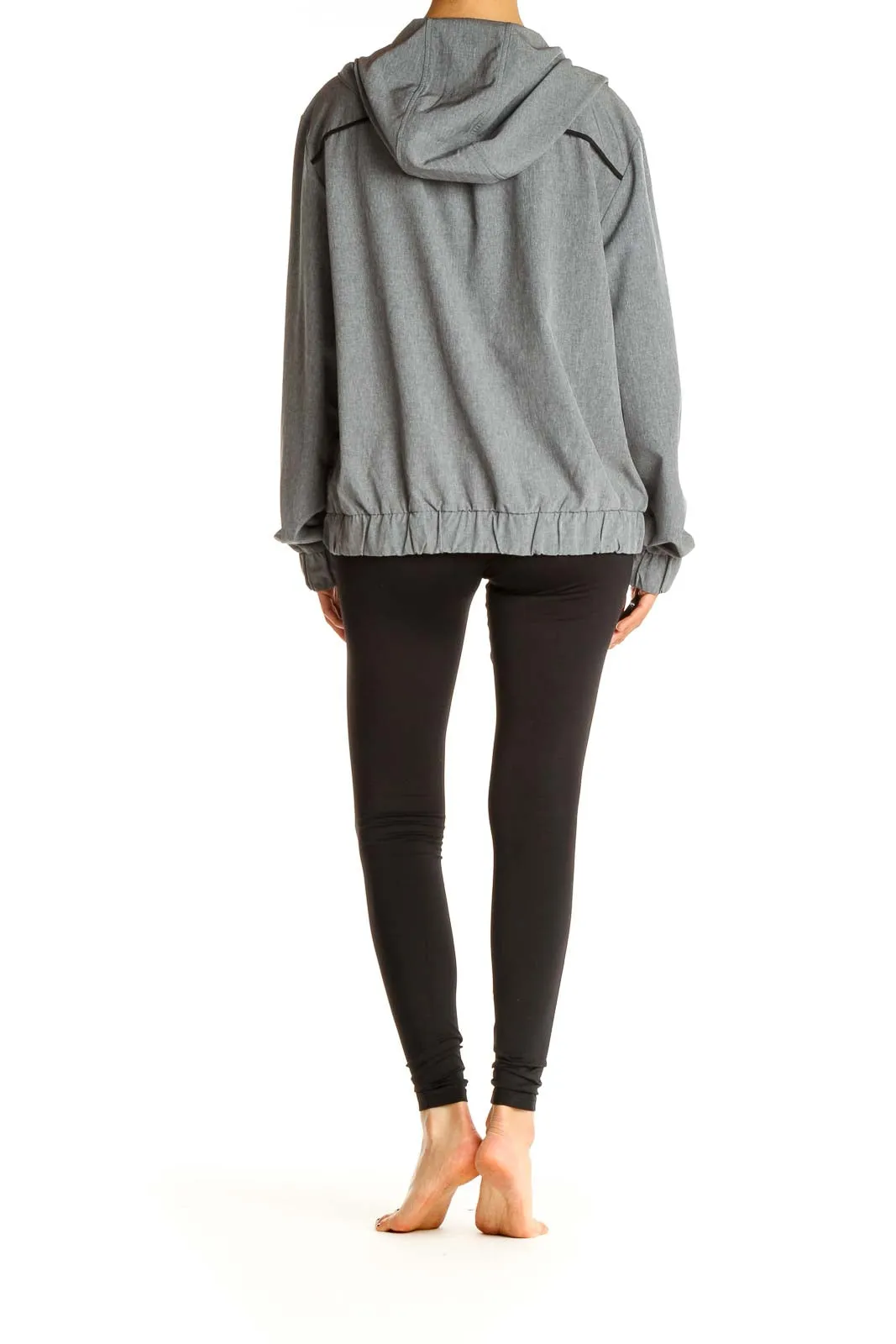 Gray Activewear Sweatshirt