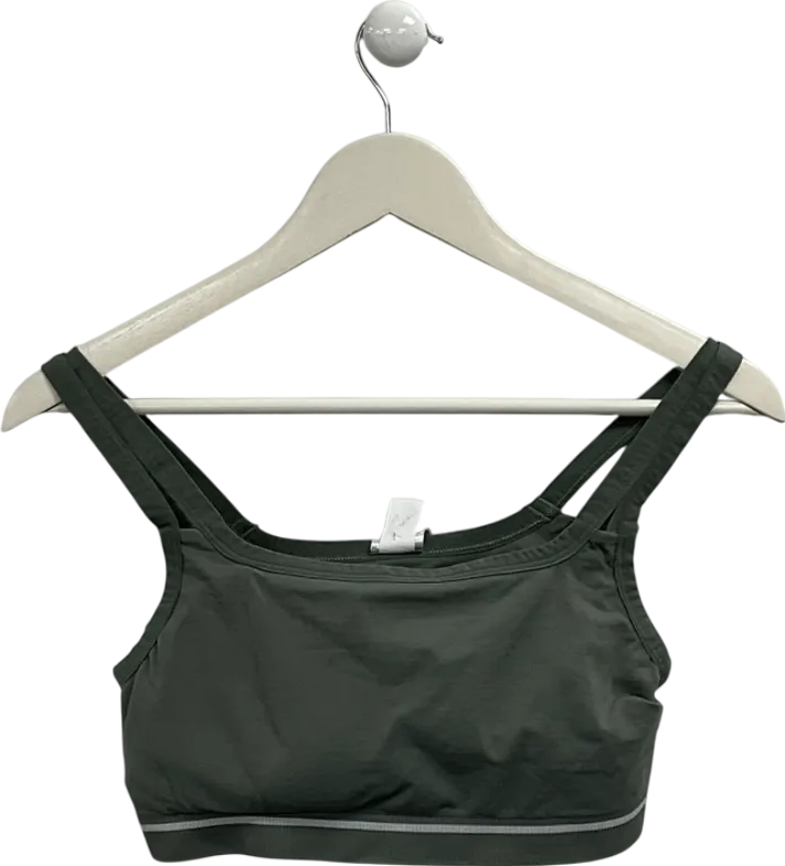 gymshark Green Contrast Seamless Sports Bra UK XL