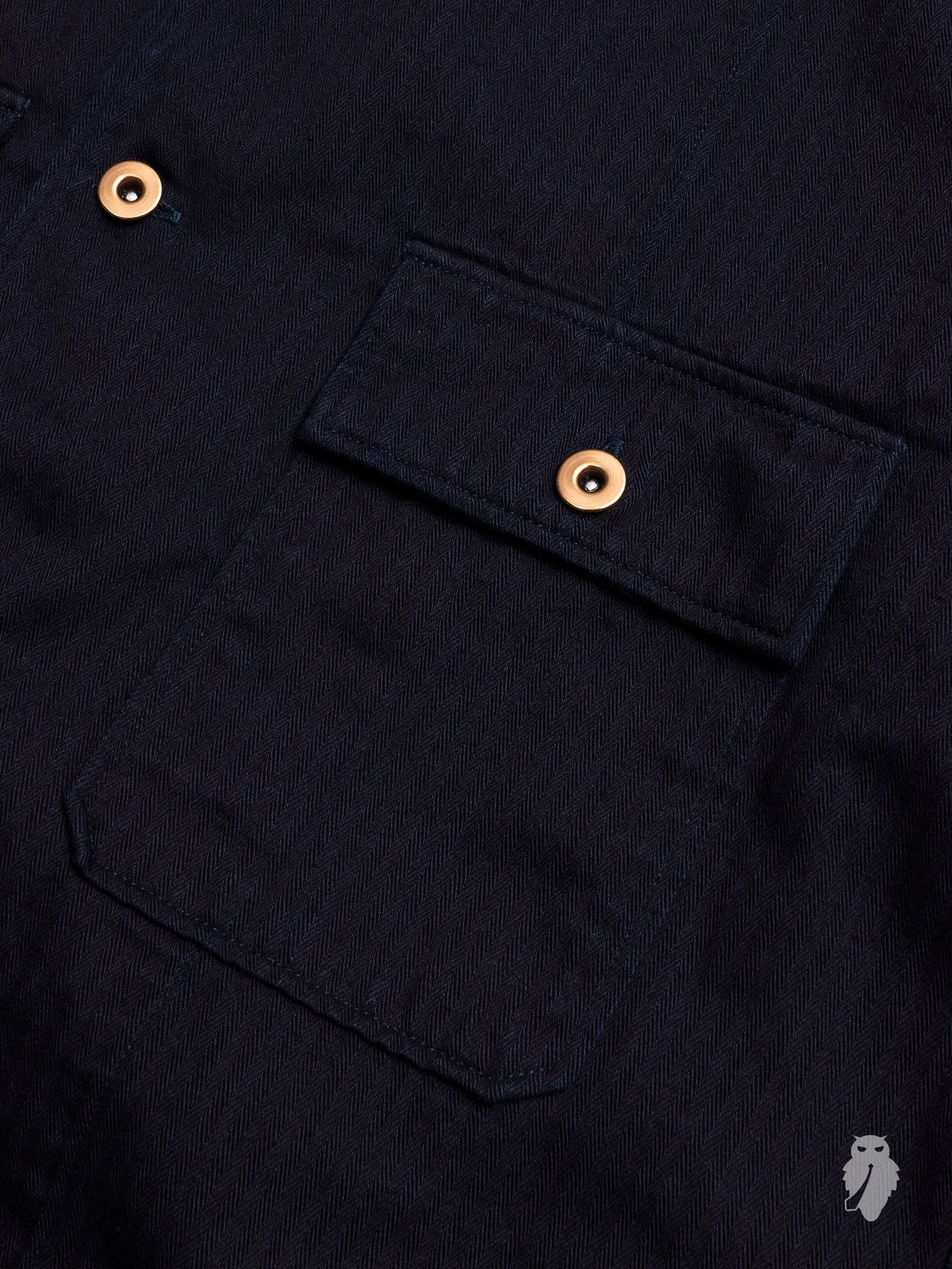HBT Military Jacket in Indigo