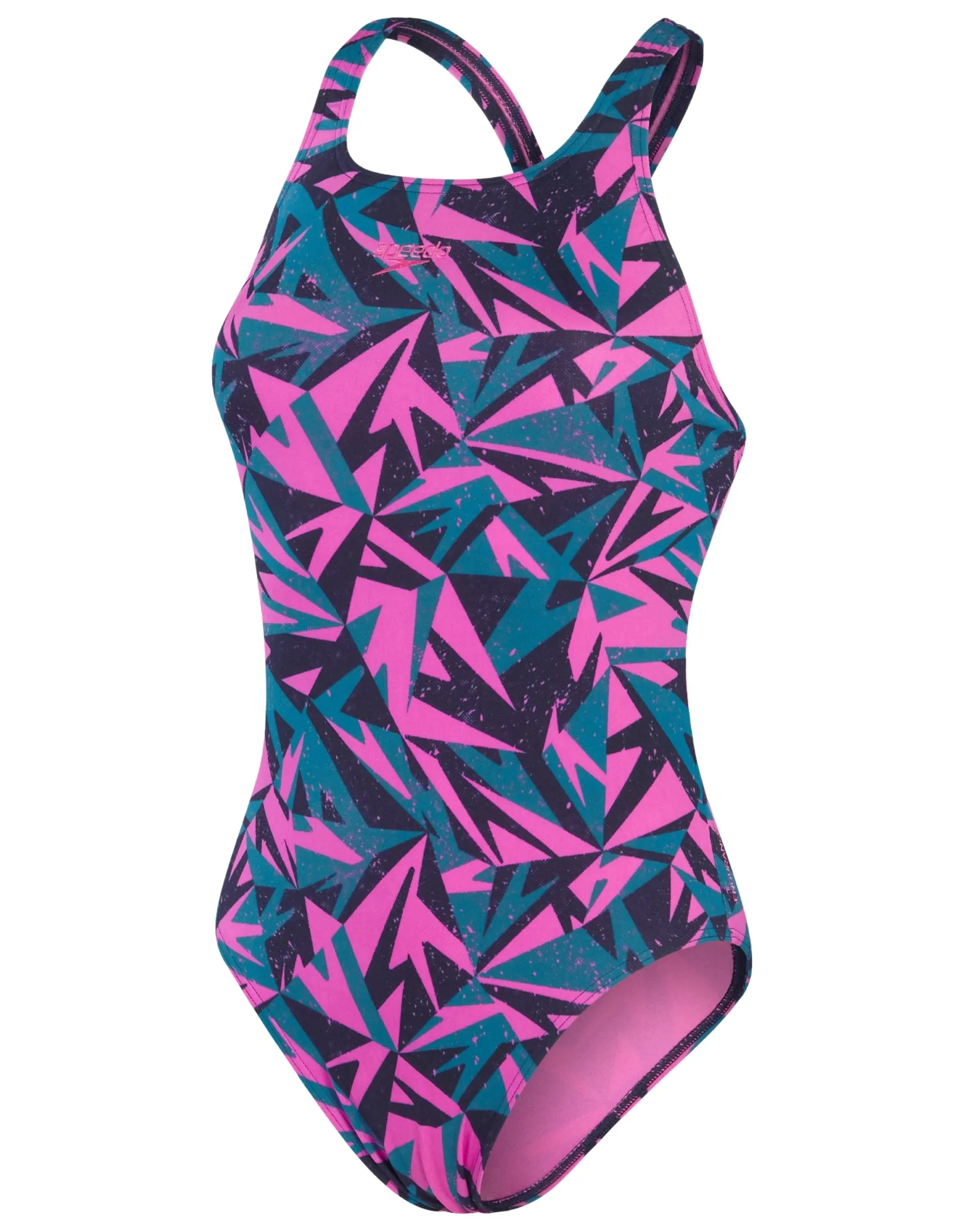 Hyperboom Allover Medalist Swimsuit - Pink/Green
