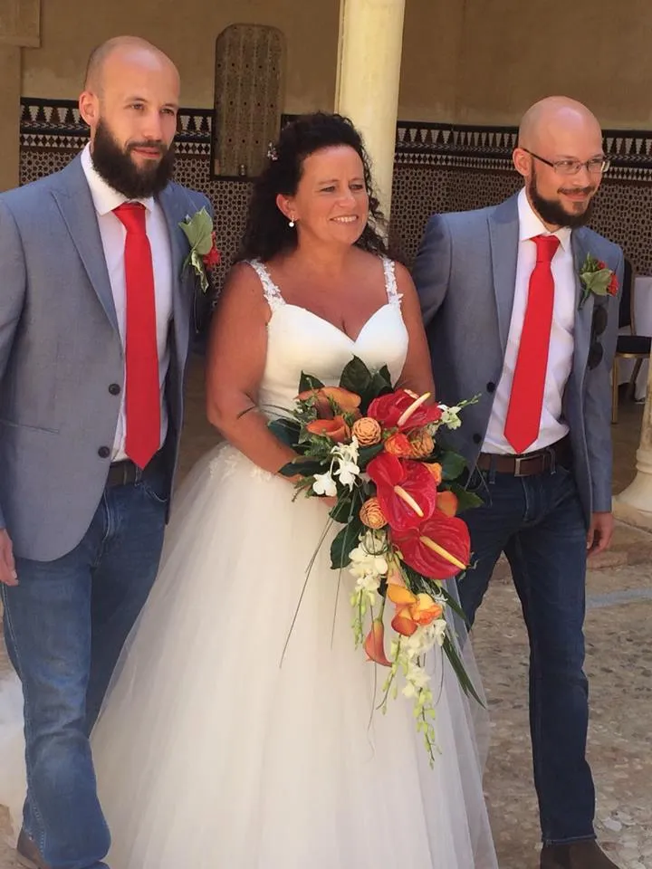 Lava Red Wedding Swatch
