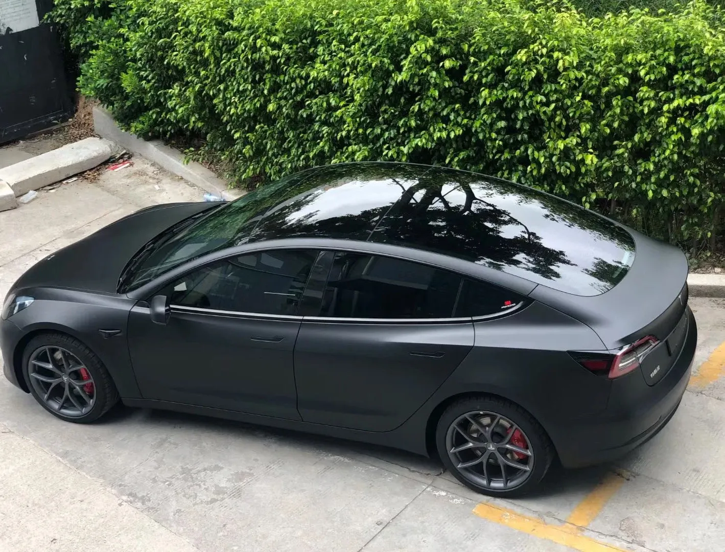 Matte Black Vinyl Wrap