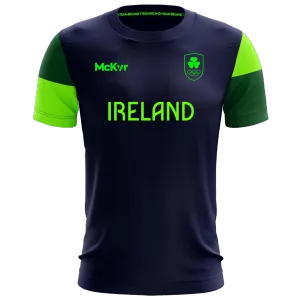 Mc Keever Team Ireland Lightweight Tee - Womens - Navy