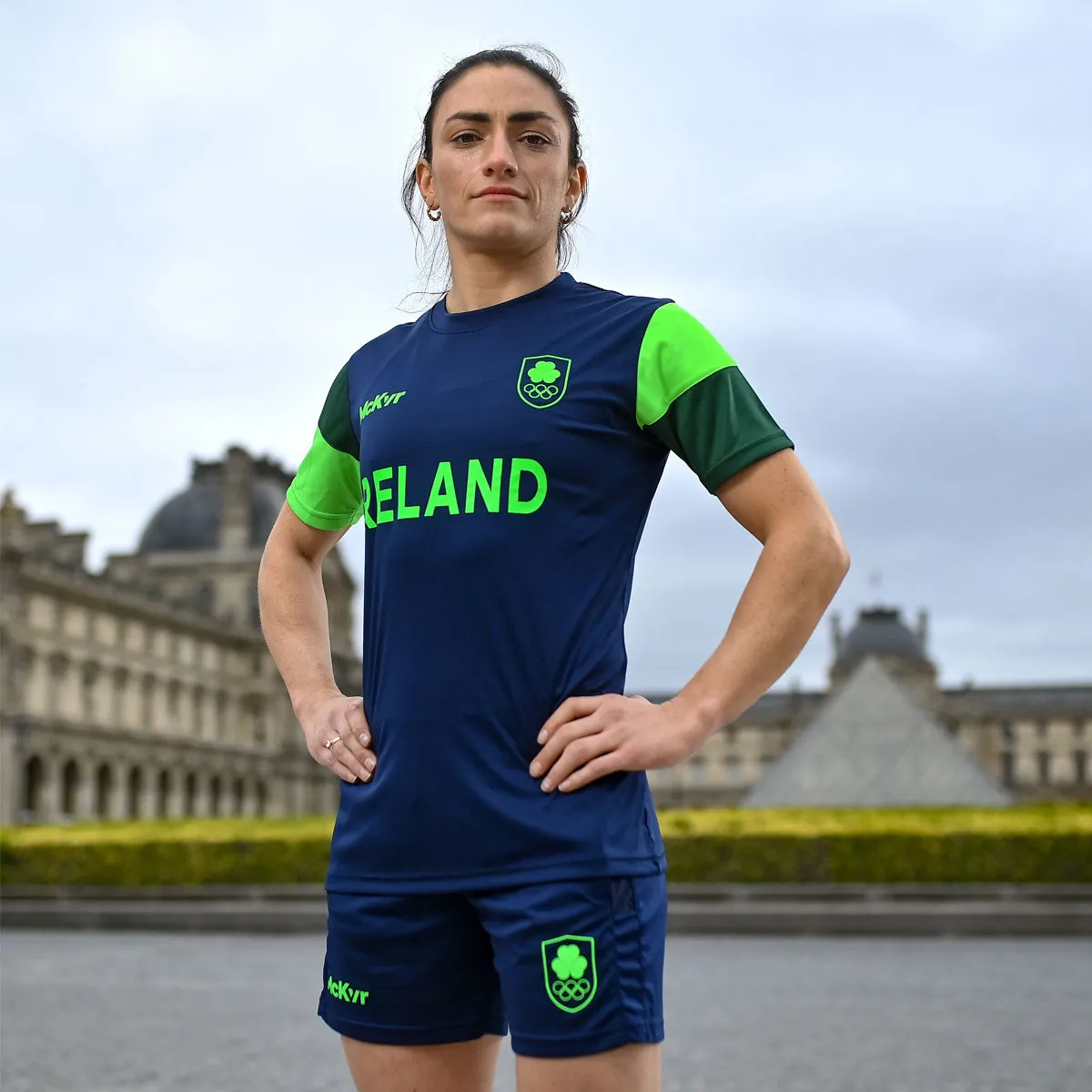 Mc Keever Team Ireland Lightweight Tee - Womens - Navy