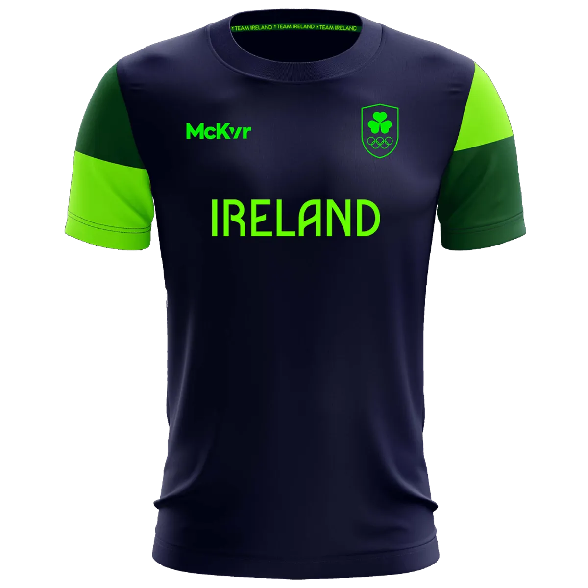 Mc Keever Team Ireland Lightweight Tee - Womens - Navy