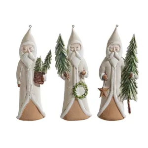 Natural Santa with Tree Ornament (3 styles)