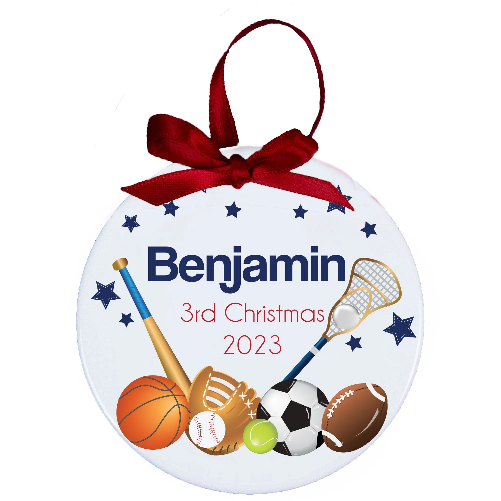 Personalized Sports Ornament