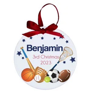 Personalized Sports Ornament
