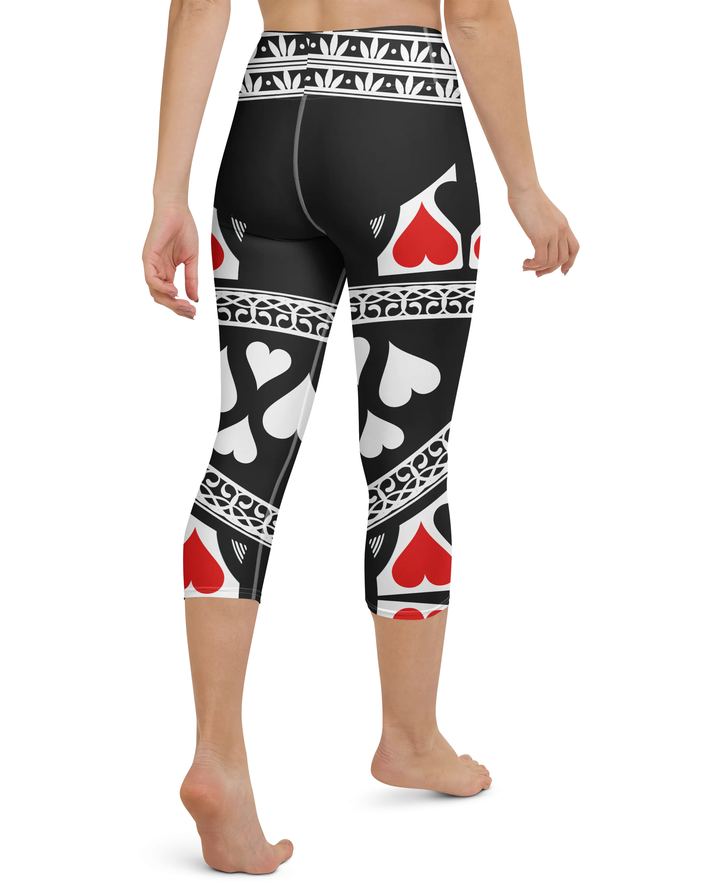 Queen of Hearts Yoga Capris