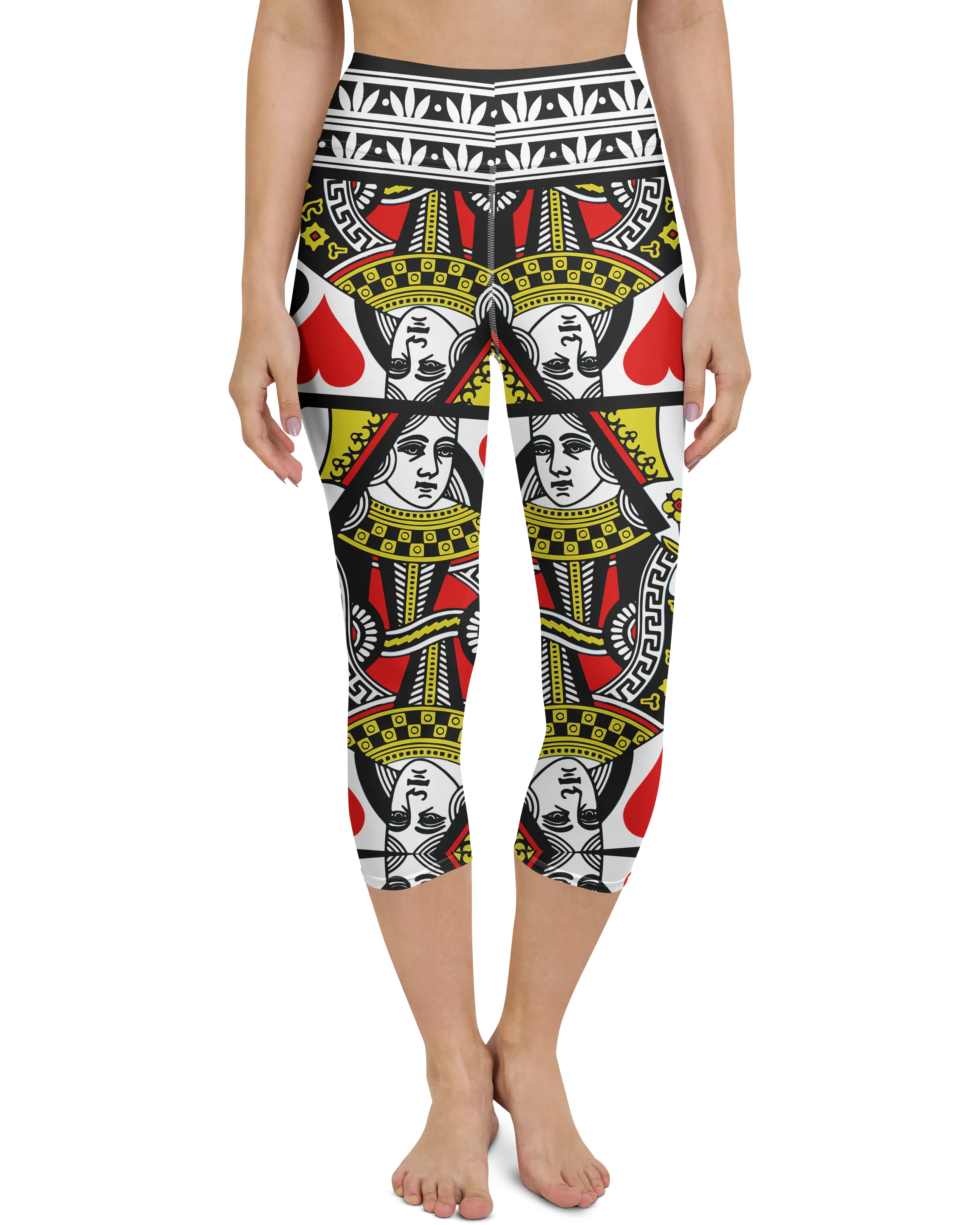 Queen of Hearts Yoga Capris