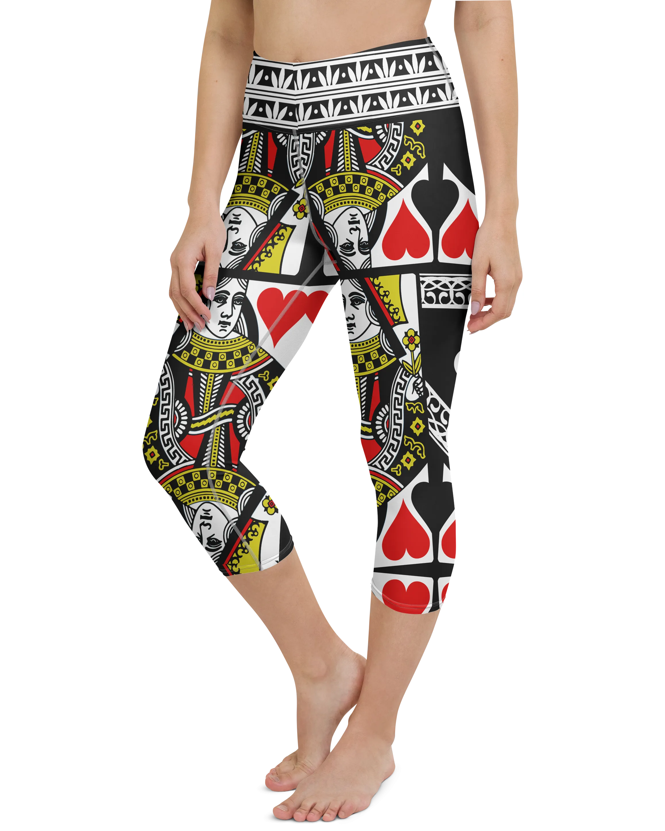 Queen of Hearts Yoga Capris