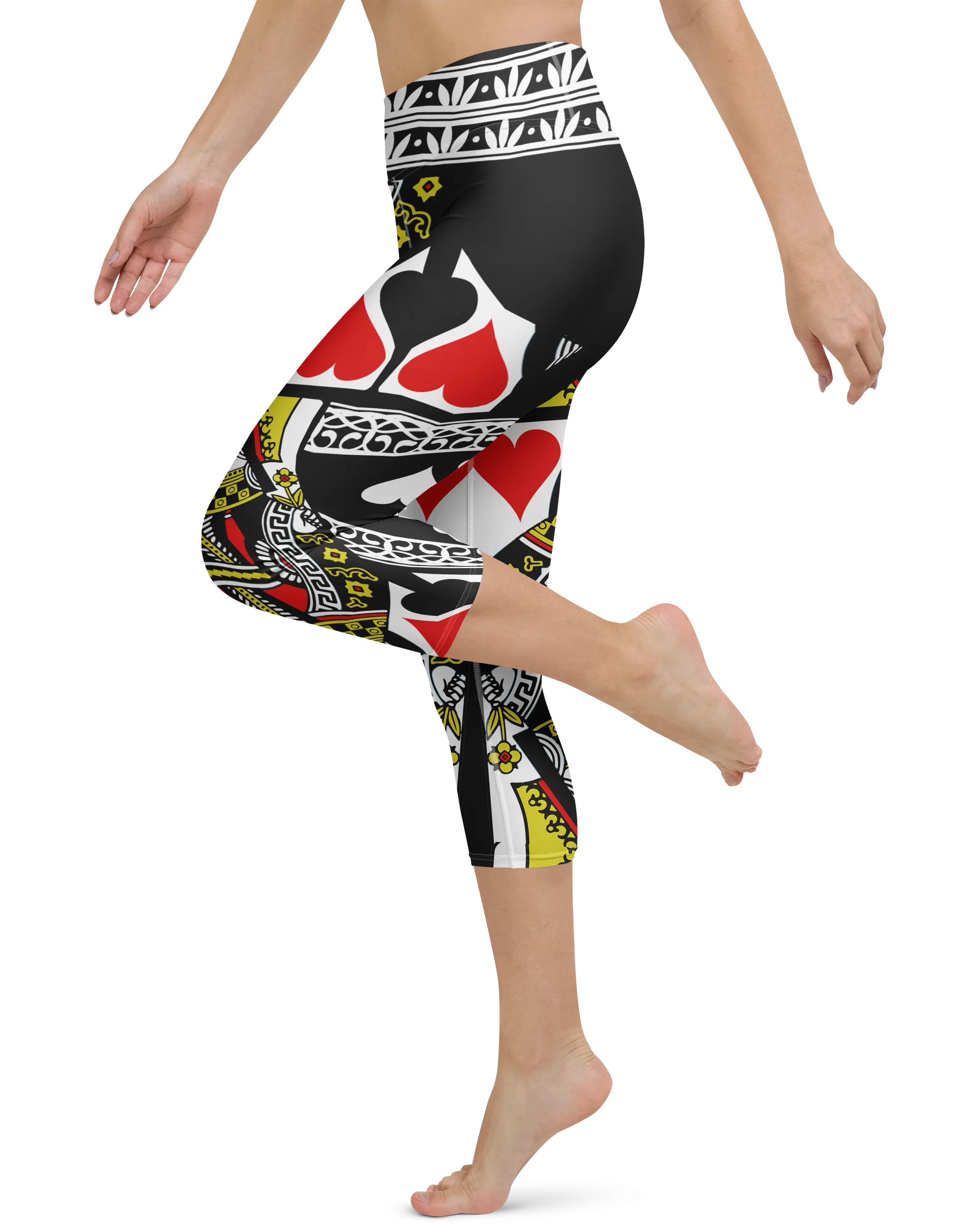 Queen of Hearts Yoga Capris