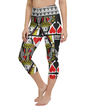 Queen of Hearts Yoga Capris