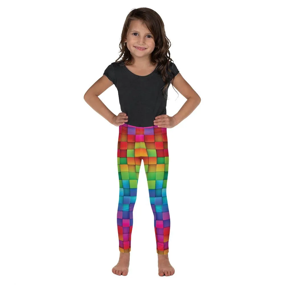Rainbow Block Kid's Leggings