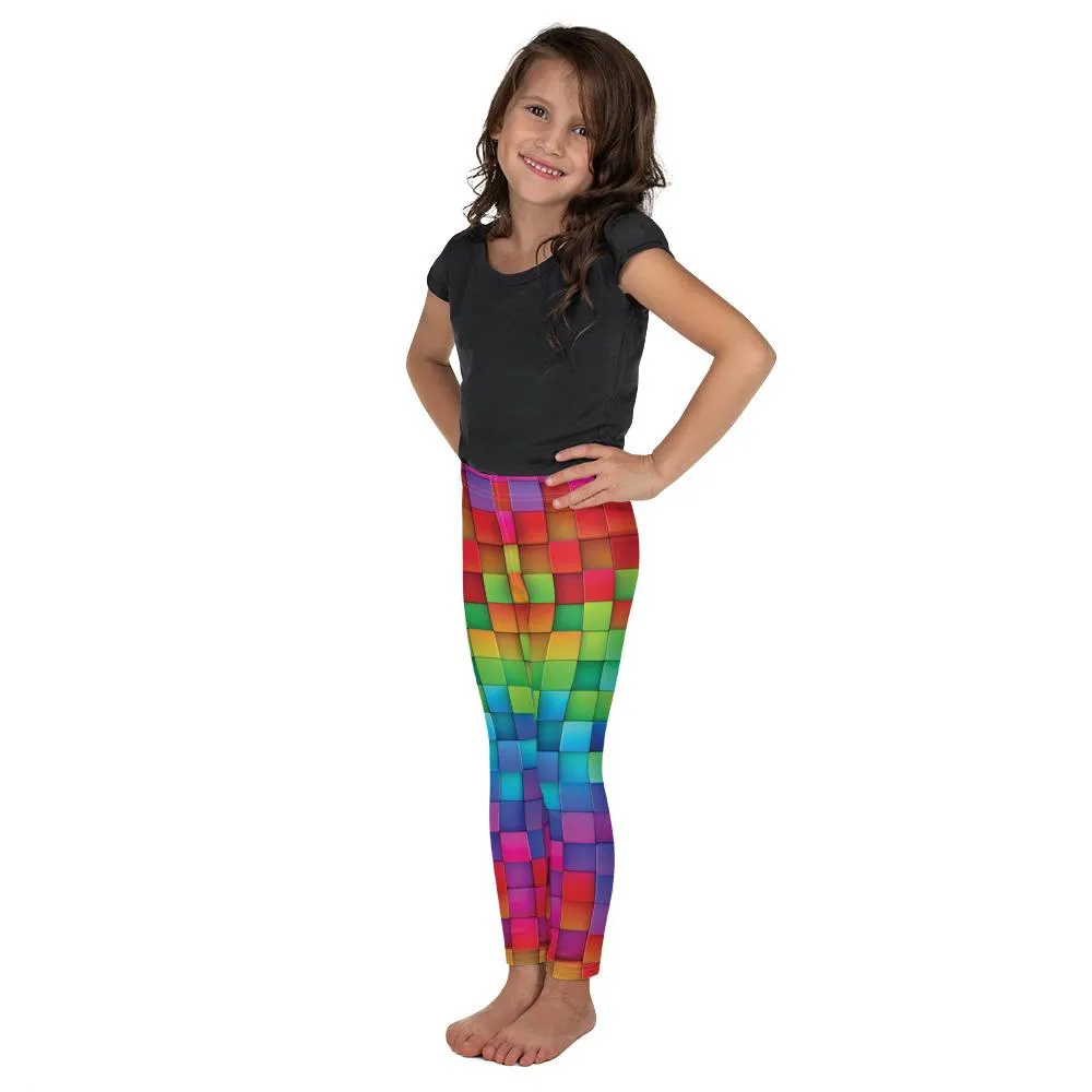 Rainbow Block Kid's Leggings