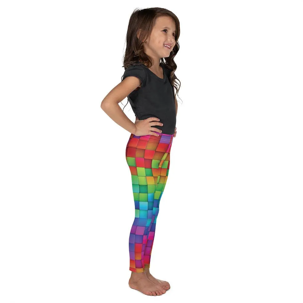 Rainbow Block Kid's Leggings