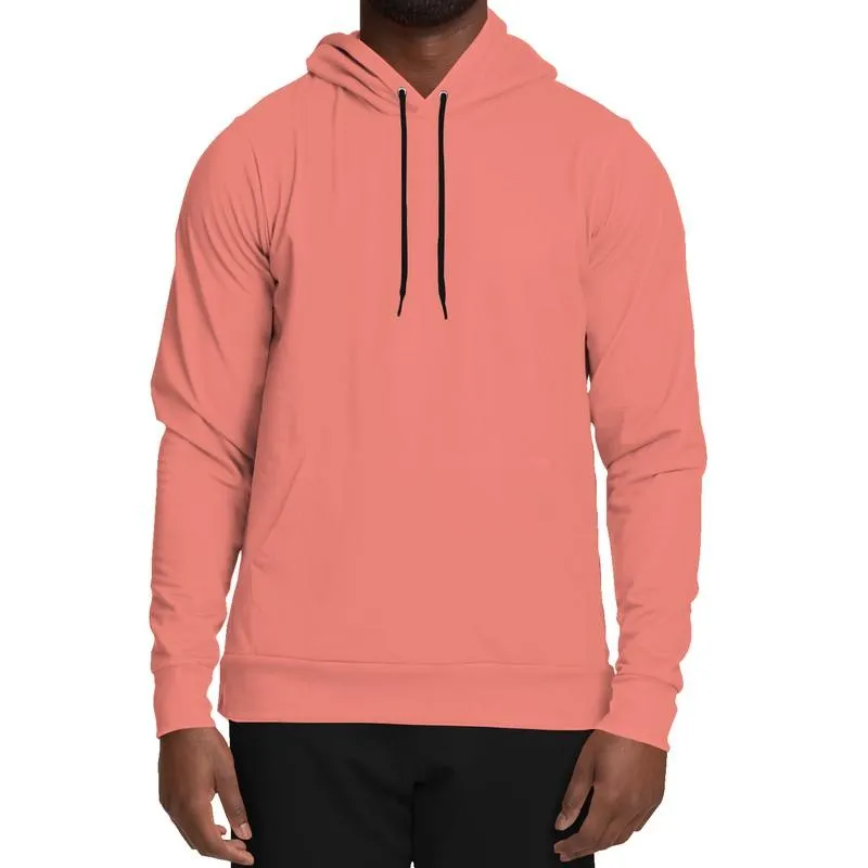 Salmon Hoodie | Unisex | with PLUS sizes | Bright Pastel Pink Red | C0M60Y45K0