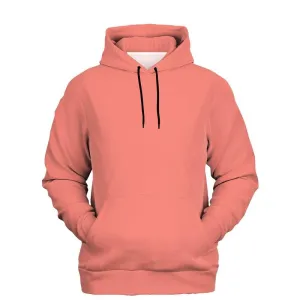 Salmon Hoodie | Unisex | with PLUS sizes | Bright Pastel Pink Red | C0M60Y45K0