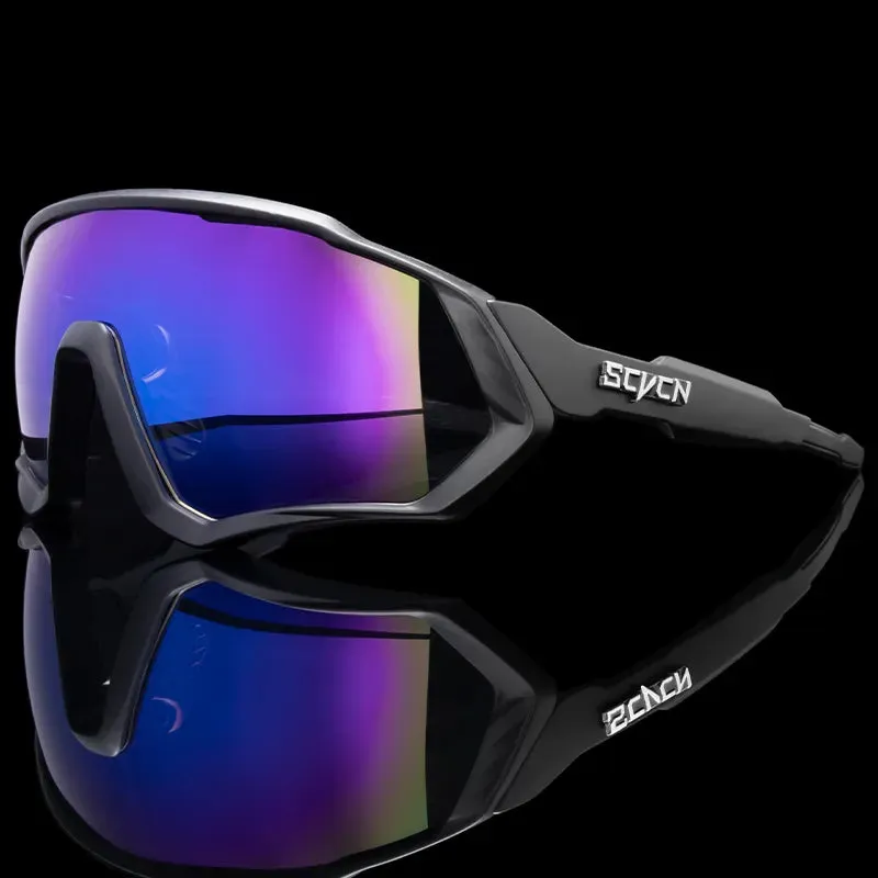 SCVCN  UV400 Sport Cycling Glasses Road Sunglasses Bicycle Eyewear Mountain Bike MTB Cycl Goggles running glasses