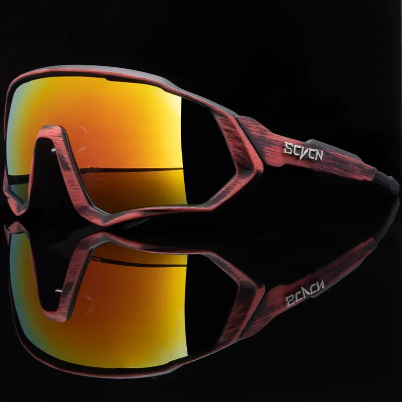 SCVCN  UV400 Sport Cycling Glasses Road Sunglasses Bicycle Eyewear Mountain Bike MTB Cycl Goggles running glasses