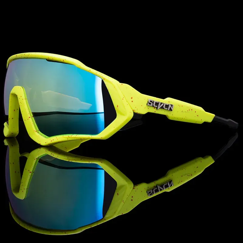 SCVCN  UV400 Sport Cycling Glasses Road Sunglasses Bicycle Eyewear Mountain Bike MTB Cycl Goggles running glasses